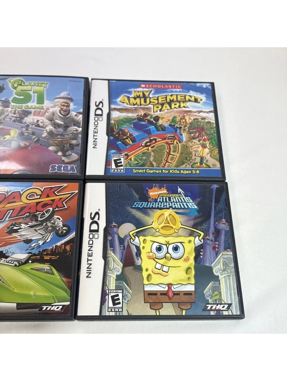 Nintendo Ds Game Lot Six Games Four Cases Kid Friendly Rated E